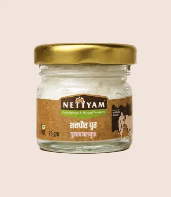 Nettyam Shatdhaut Ghrit - RoseWater (26g)