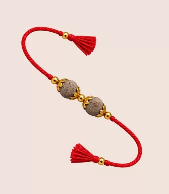 Nettyam Eco-Friendly Rakhi (Moti) Made with Gou Dung