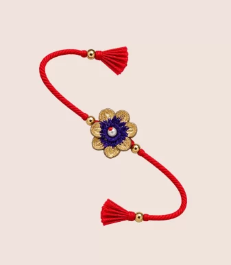 Nettyam Eco-Friendly Rakhi (Purple) Made with Gou Dung